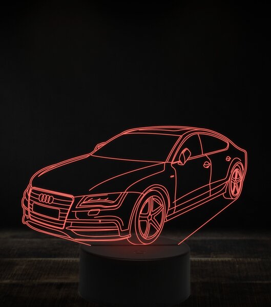 Beling 3D lampa, Audi A7 S-line, 7 farebná, VBN11