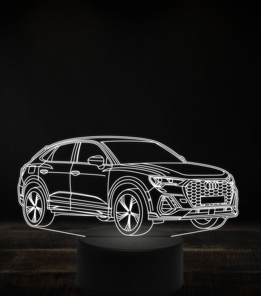 Beling 3D lampa, Audi Q3 sportback, 7 farebná, VBN9