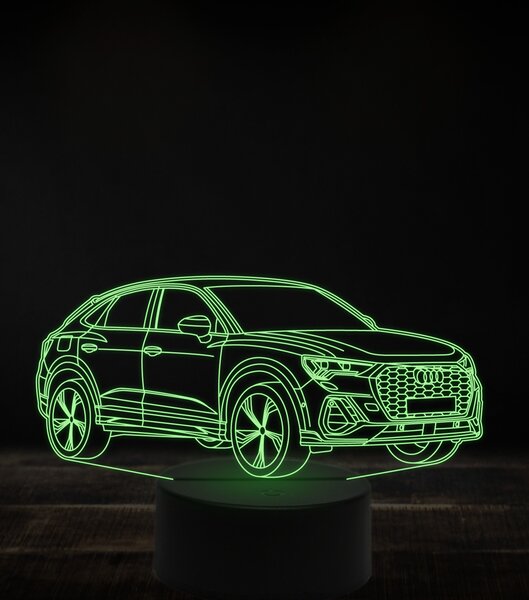 Beling 3D lampa, Audi Q3 sportback, 7 farebná, VBN9