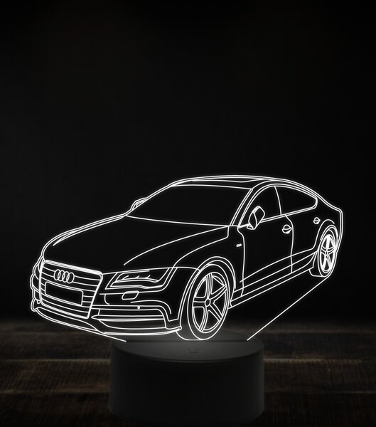 Beling 3D lampa, Audi A7 S-line, 7 farebná, VBN11