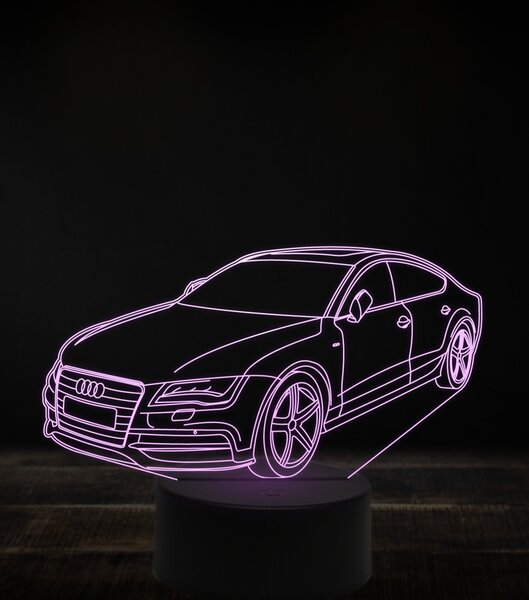 Beling 3D lampa, Audi A7 S-line, 7 farebná, VBN11