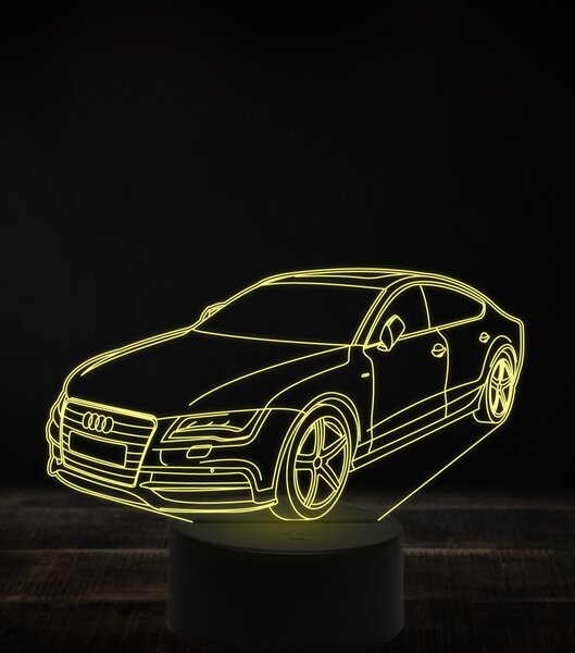 Beling 3D lampa, Audi A7 S-line, 7 farebná, VBN11