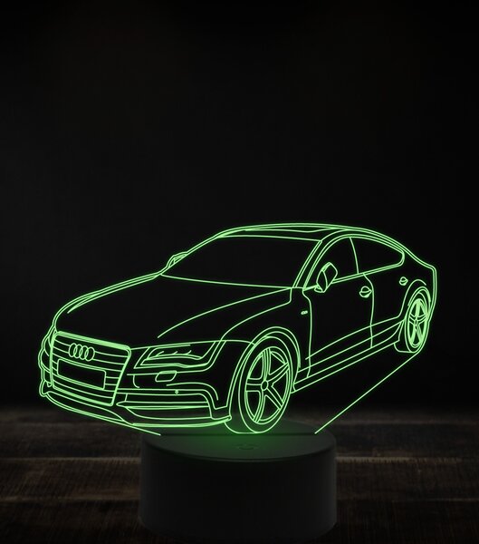 Beling 3D lampa, Audi A7 S-line, 7 farebná, VBN11