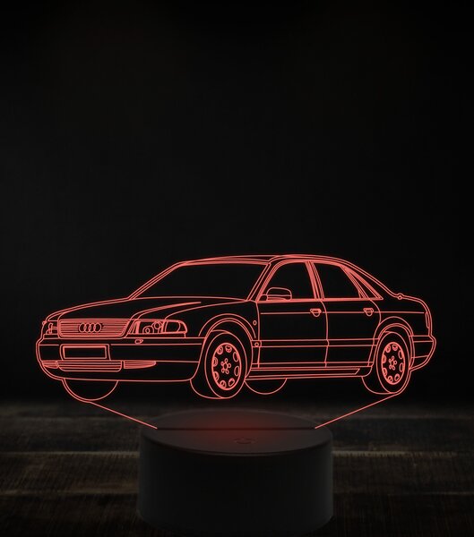 Beling 3D lampa, Audi A8 D2 7 farebná, VBN12
