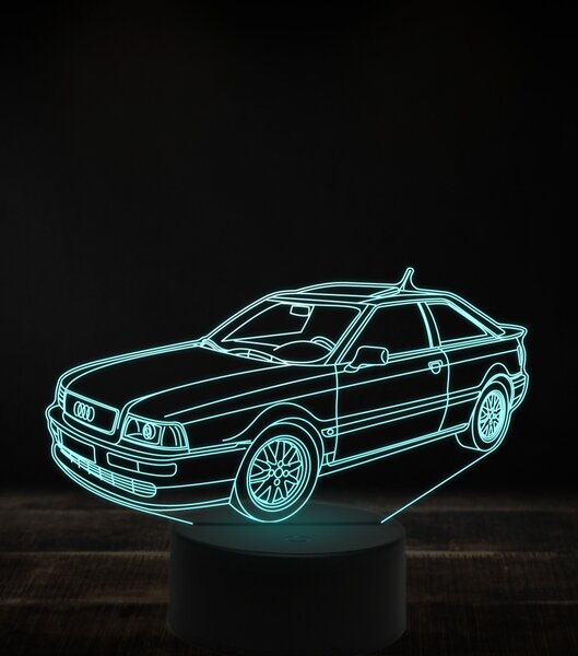 Beling 3D lampa, Audi 80 B3, 7 farebná, VBN15