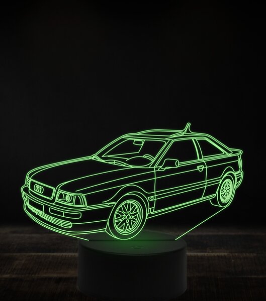 Beling 3D lampa, Audi 80 B3, 7 farebná, VBN15
