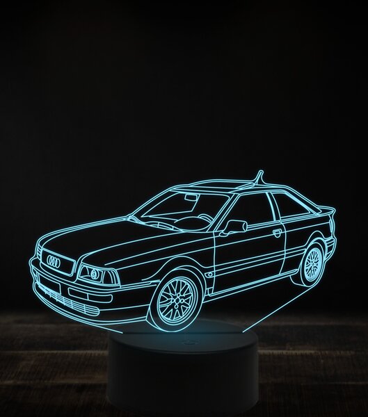 Beling 3D lampa, Audi 80 B3, 7 farebná, VBN15