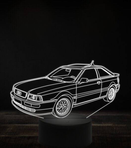 Beling 3D lampa, Audi 80 B3, 7 farebná, VBN15