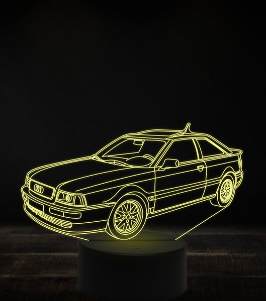Beling 3D lampa, Audi 80 B3, 7 farebná, VBN15
