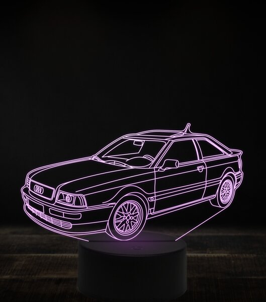 Beling 3D lampa, Audi 80 B3, 7 farebná, VBN15