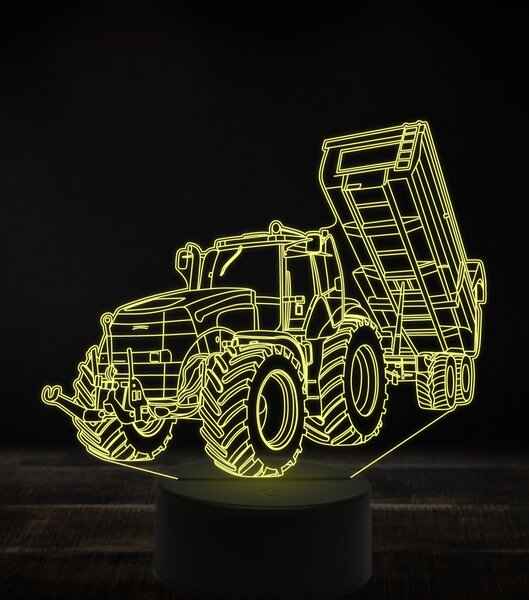 Beling 3D lampa,Case tactor opened trailer, 16 farebná RJ8