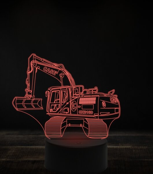 Beling 3D lampa,Crane Case CX210D, 16 farebná RJ10
