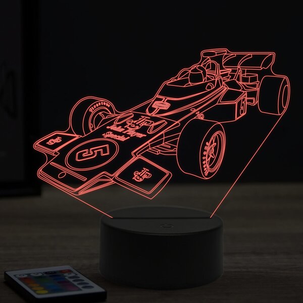 Beling 3D lampa, Formula Emerson Fittipaldi ,16 farebná, FF2