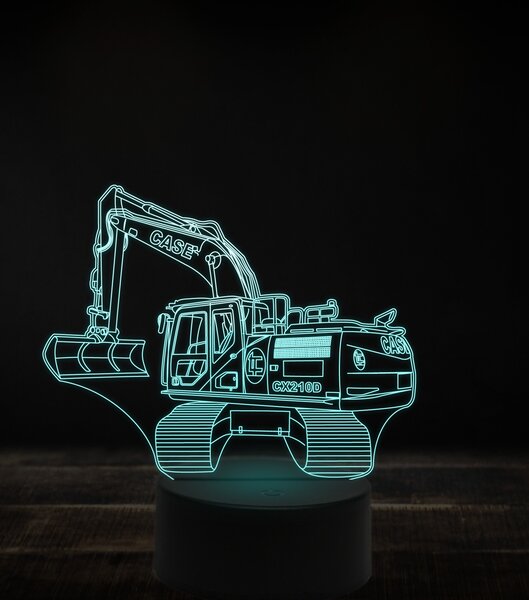 Beling 3D lampa,Crane Case CX210D, 16 farebná RJ10