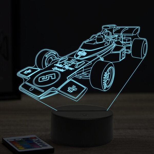 Beling 3D lampa, Formula Emerson Fittipaldi ,16 farebná, FF2