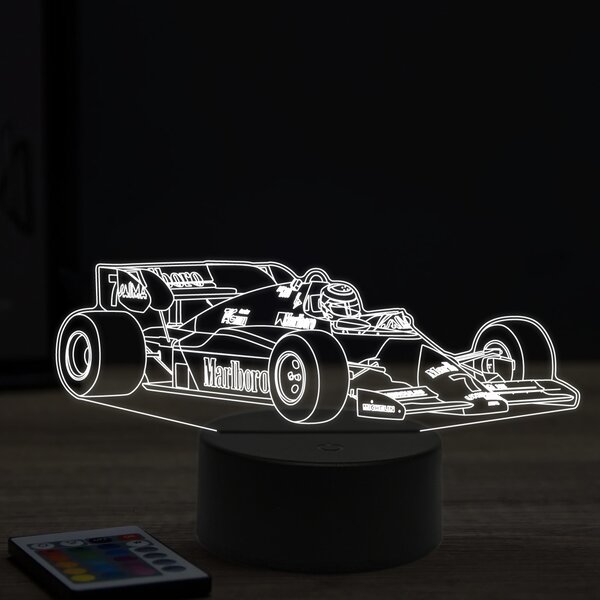 Beling 3D lampa, Formula Alain Prost,16 farebná, FF1