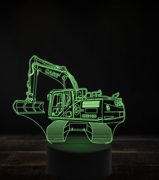 Beling 3D lampa,Crane Case CX210D, 16 farebná RJ10