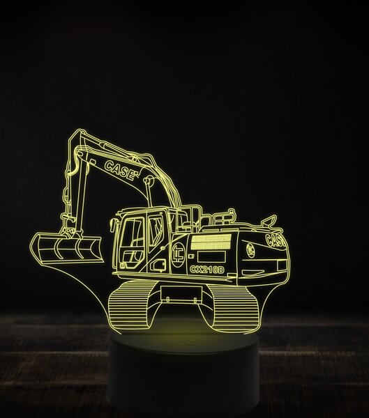 Beling 3D lampa,Crane Case CX210D, 16 farebná RJ10