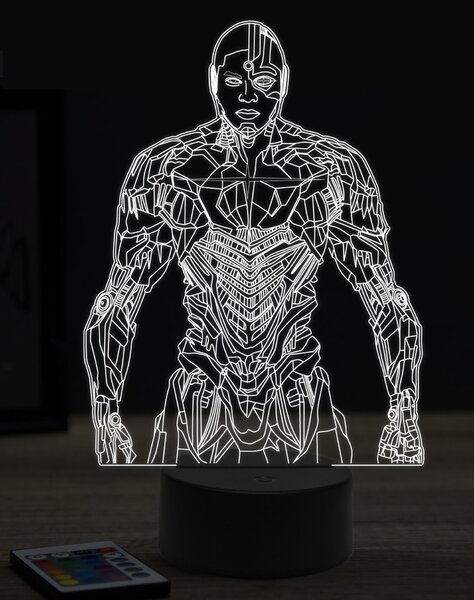 Beling 3D lampa, Cyborg, 7 farebná EP4