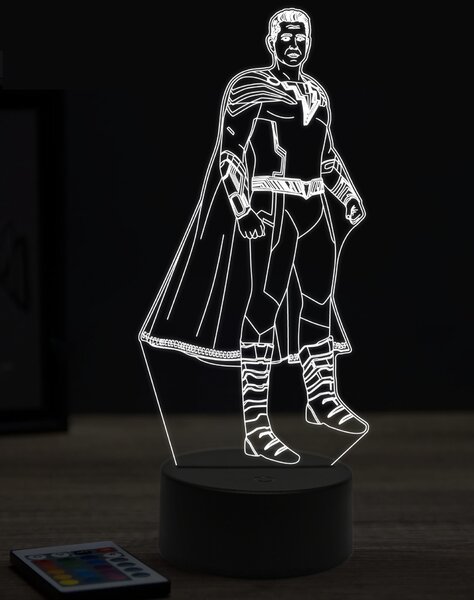 Beling 3D lampa, Shazam,7 farebná EP6