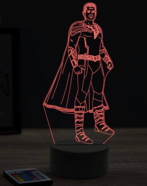 Beling 3D lampa, Shazam,7 farebná EP6