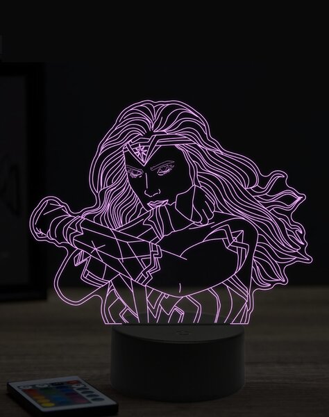 Beling 3D lampa,Wonder Woman,7 farebná EP8