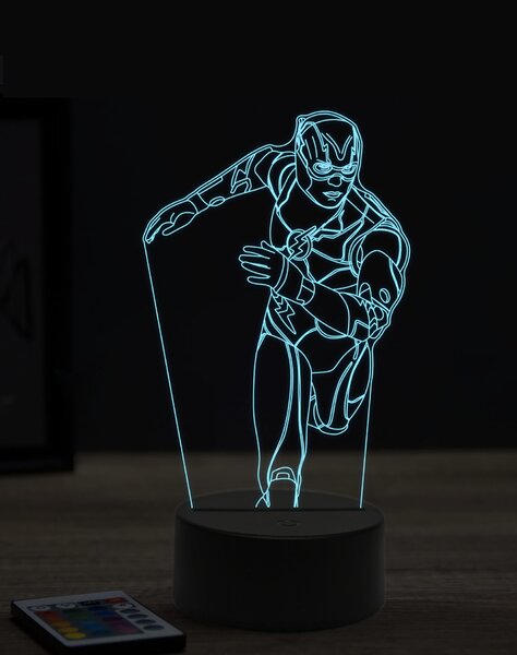 Beling 3D lampa, Flash ,7 farebná EP5