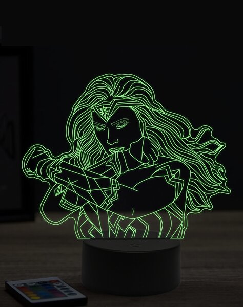 Beling 3D lampa,Wonder Woman,7 farebná EP8