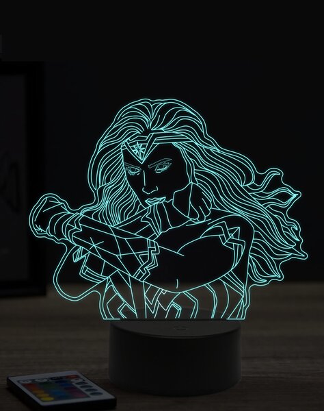 Beling 3D lampa,Wonder Woman,7 farebná EP8