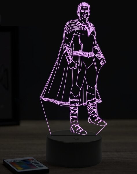 Beling 3D lampa, Shazam,7 farebná EP6