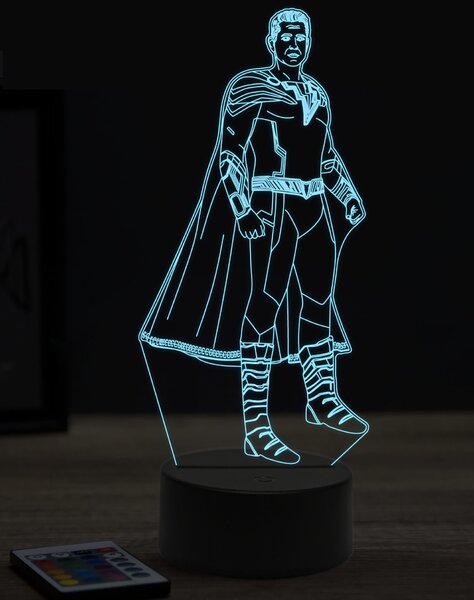 Beling 3D lampa, Shazam,7 farebná EP6