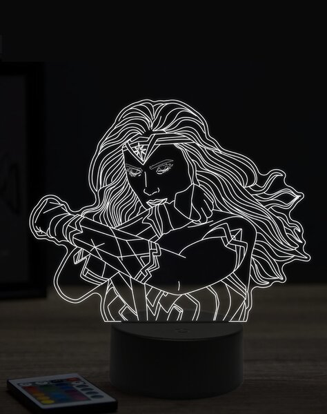 Beling 3D lampa,Wonder Woman,7 farebná EP8