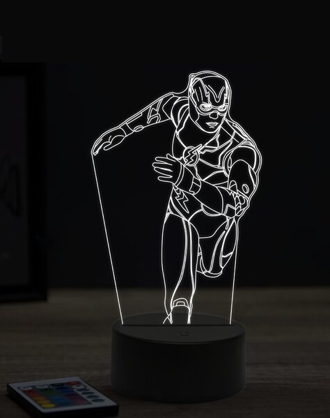 Beling 3D lampa, Flash ,7 farebná EP5