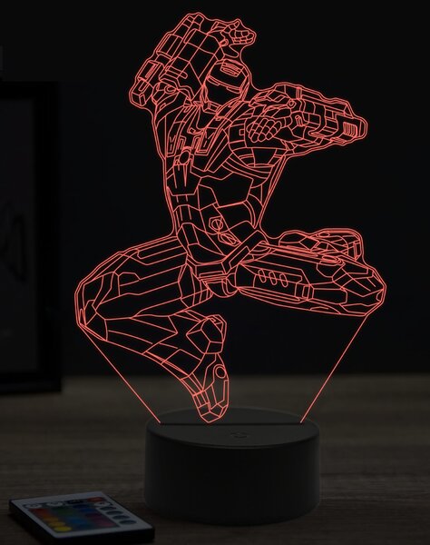 Beling 3D lampa,War machine ,7 farebná EP7