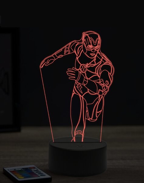 Beling 3D lampa, Flash ,7 farebná EP5