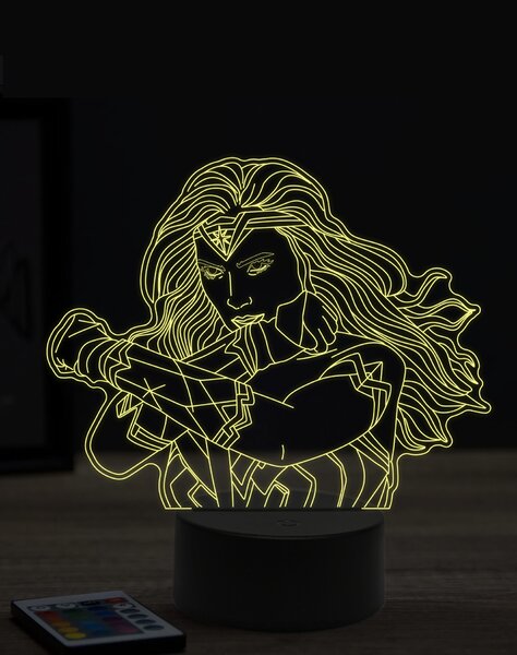Beling 3D lampa,Wonder Woman,7 farebná EP8
