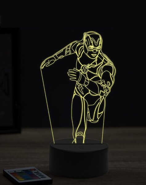 Beling 3D lampa, Flash ,7 farebná EP5