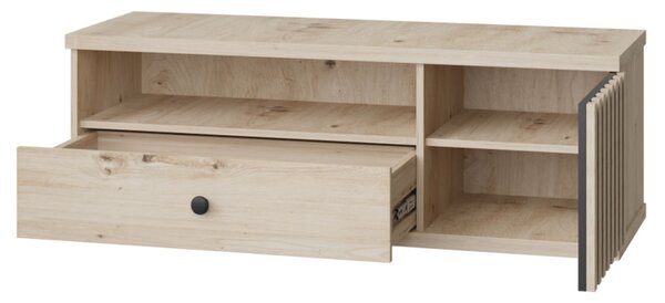 Mirjan24 TV skrinka Sigeren SG07, Farby:: dub artisan / dub artisan + čierna 5903211090561