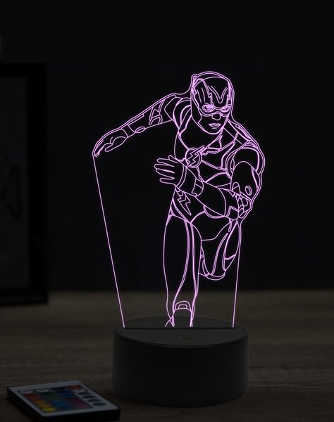 Beling 3D lampa, Flash ,7 farebná EP5