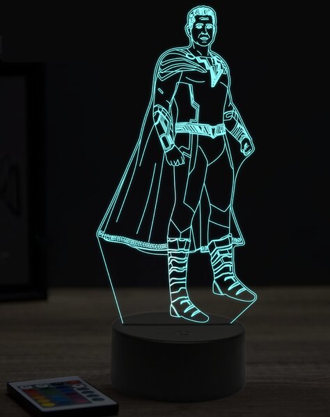 Beling 3D lampa, Shazam,7 farebná EP6