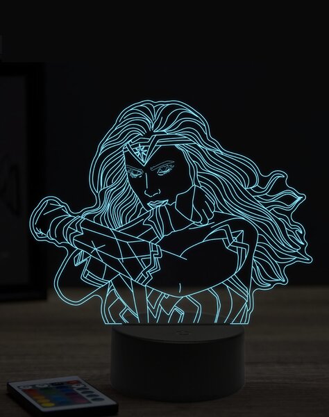 Beling 3D lampa,Wonder Woman,7 farebná EP8