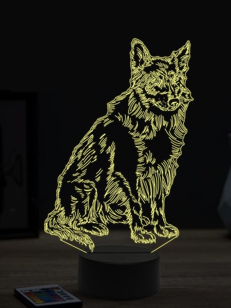 Beling 3D lampa, Borderská kólia 2, 7 farebná OR5