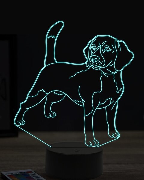 Beling 3D lampa, Bígl, 7 farebná OR2