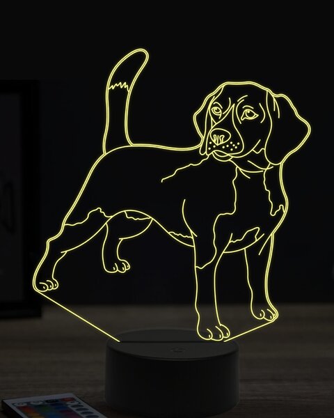 Beling 3D lampa, Bígl, 7 farebná OR2