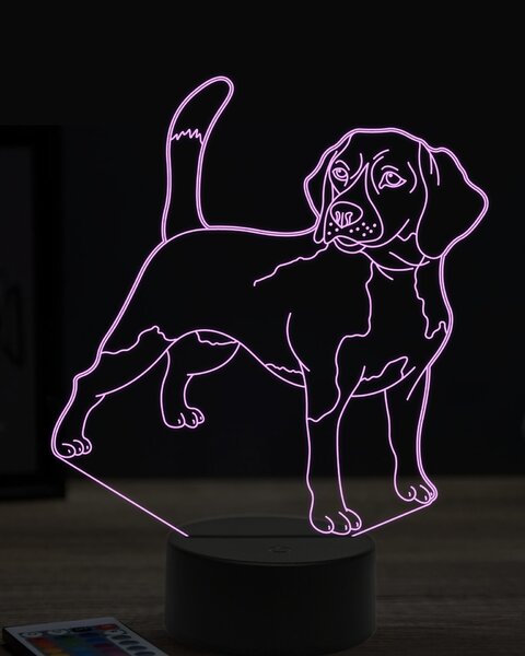 Beling 3D lampa, Bígl, 7 farebná OR2