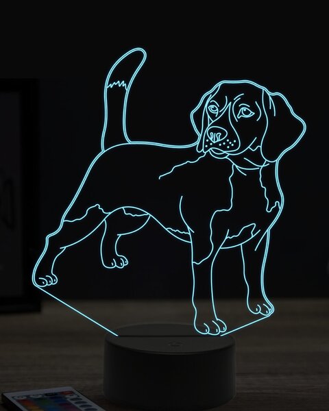 Beling 3D lampa, Bígl, 7 farebná OR2