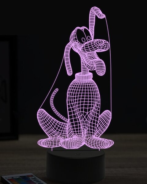 Beling 3D lampa,Pluto, 7 farebná OR27