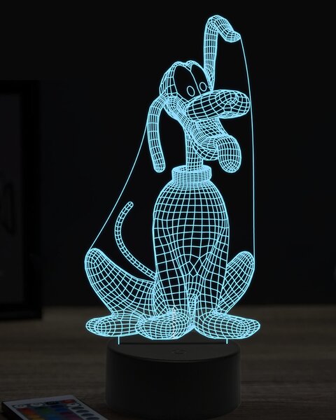 Beling 3D lampa,Pluto, 7 farebná OR27
