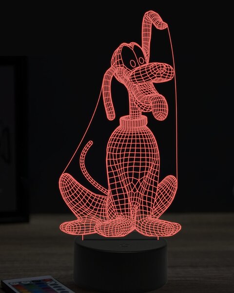 Beling 3D lampa,Pluto, 7 farebná OR27