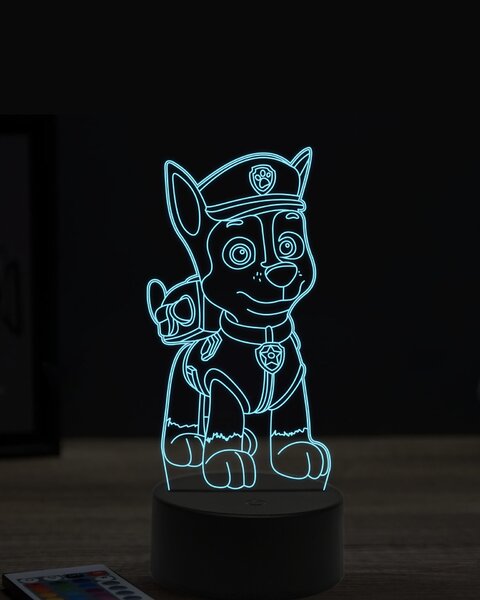 Beling 3D lampa,Paw patrol chase, 7 farebná OR24